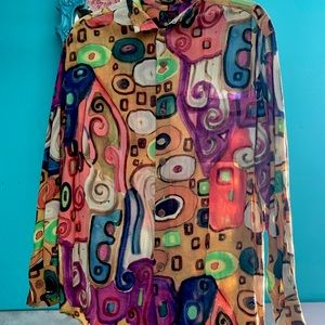 Gender less long sleeve button up @thcbleulite